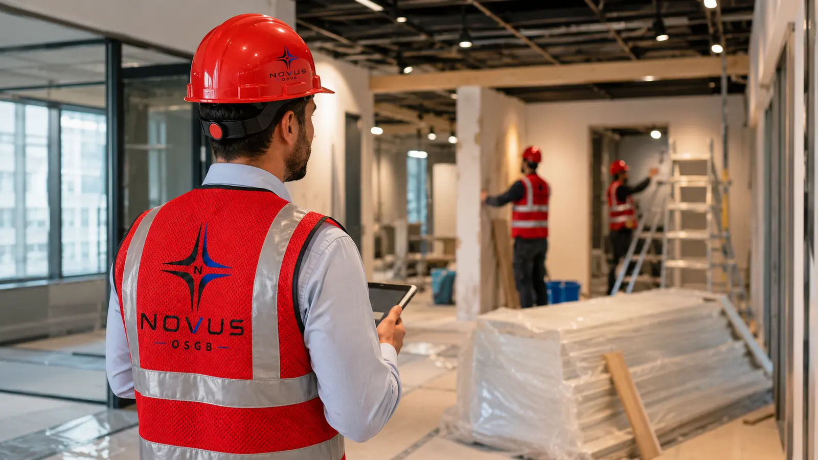 Yetkili teknik kişi basınçlı ekipmanı kontrol ediyor