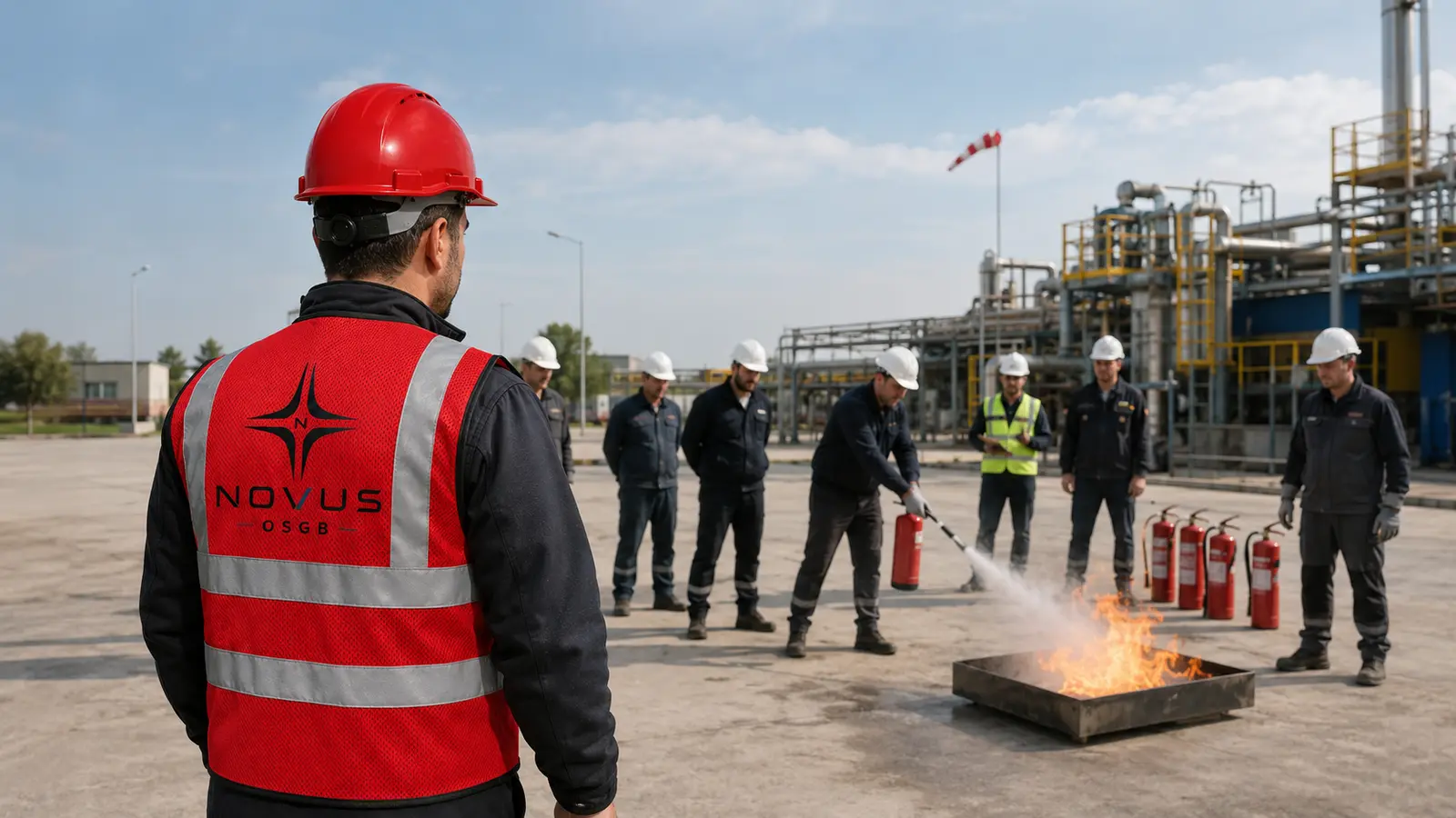Çalışanlara işyerine özgü iş sağlığı ve güvenliği eğitimi veriliyor