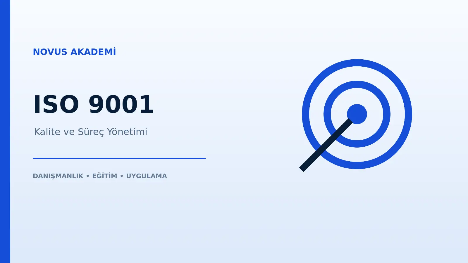 ISO 9001 kalite yönetim sistemi süreç ve performans görselleştirmesi