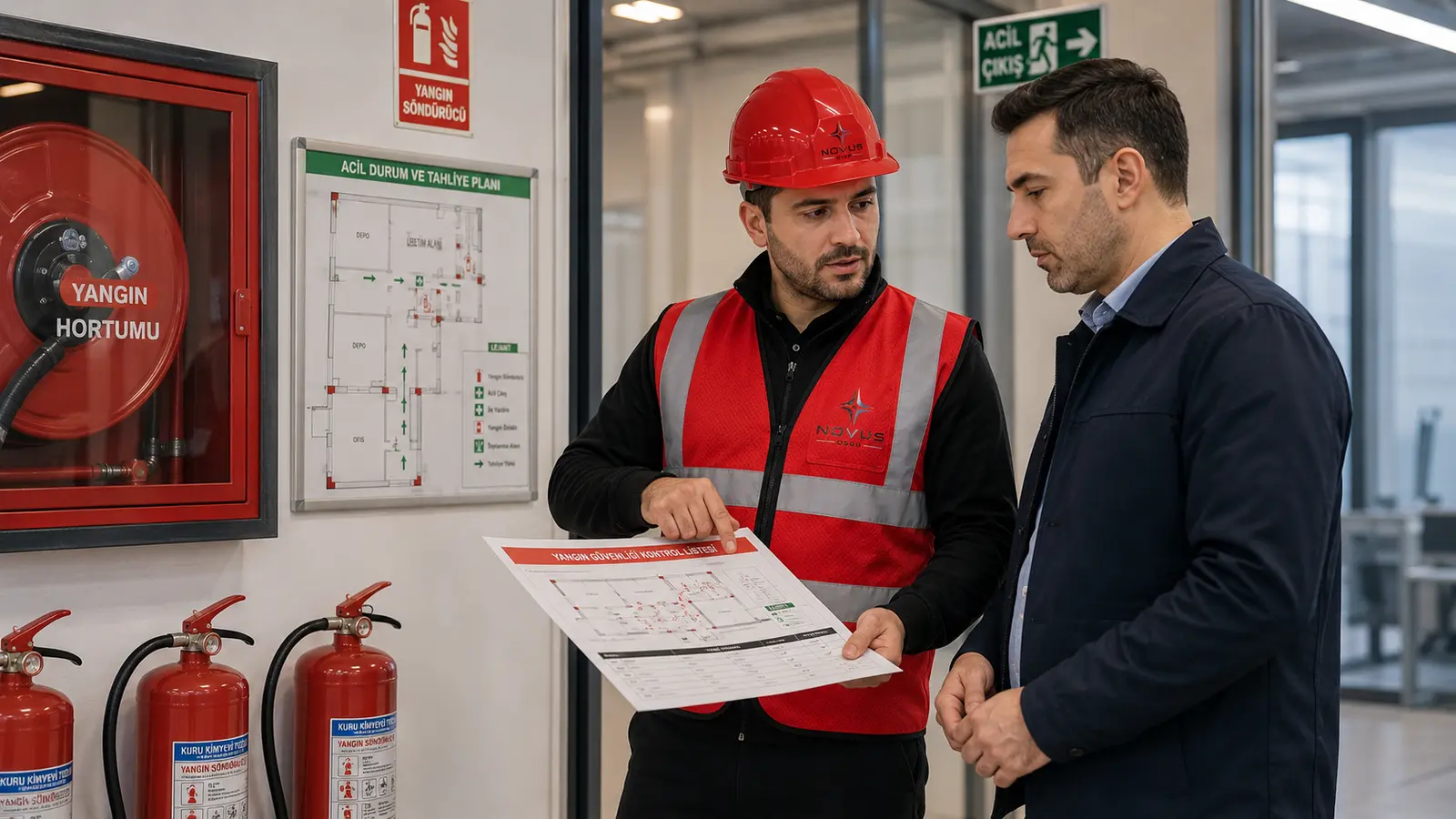 Yönetici ve çalışanlara kurumsal iş sağlığı ve güvenliği eğitimi veriliyor