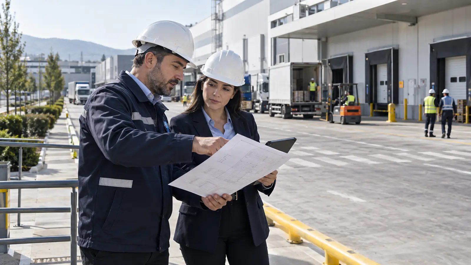 Başakşehir üretim kampüsünde saha ve yükleme güvenliği planlanıyor