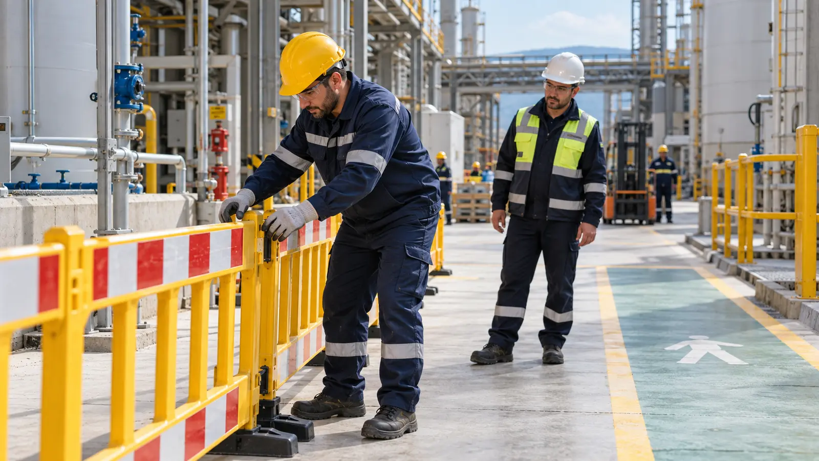 Sahada iş güvenliği önlemlerinin uygulanmasına operasyonel destek sağlanıyor