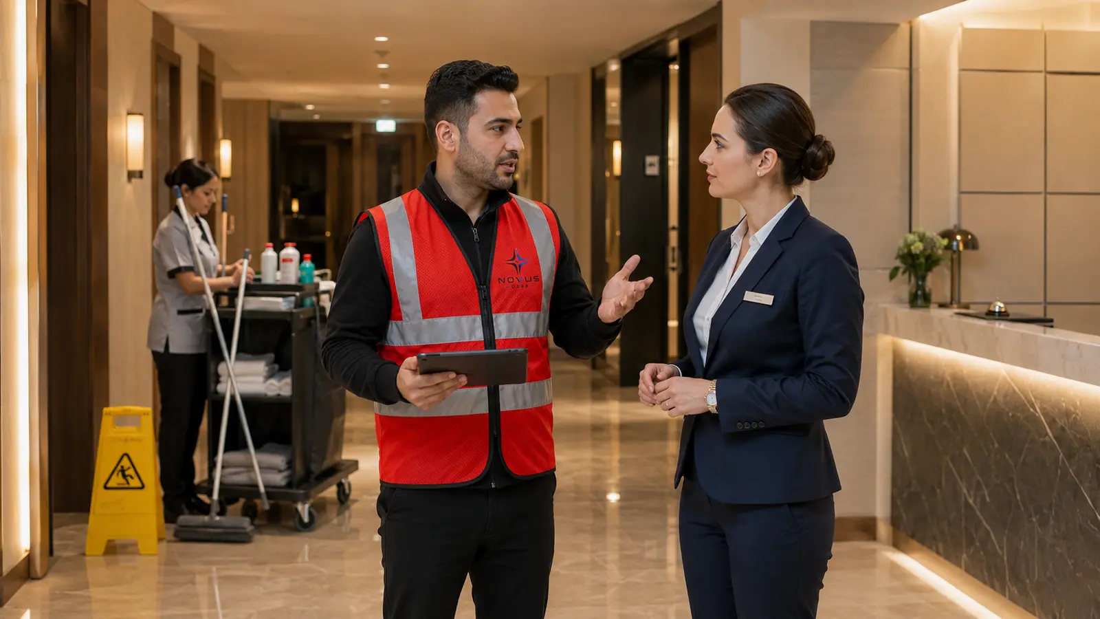 Restoran alanında iş sağlığı ve güvenliği uygulaması